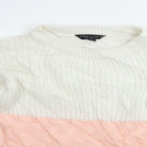 Dorothy Perkins  Womens Pink   Pullover Jumper Size S