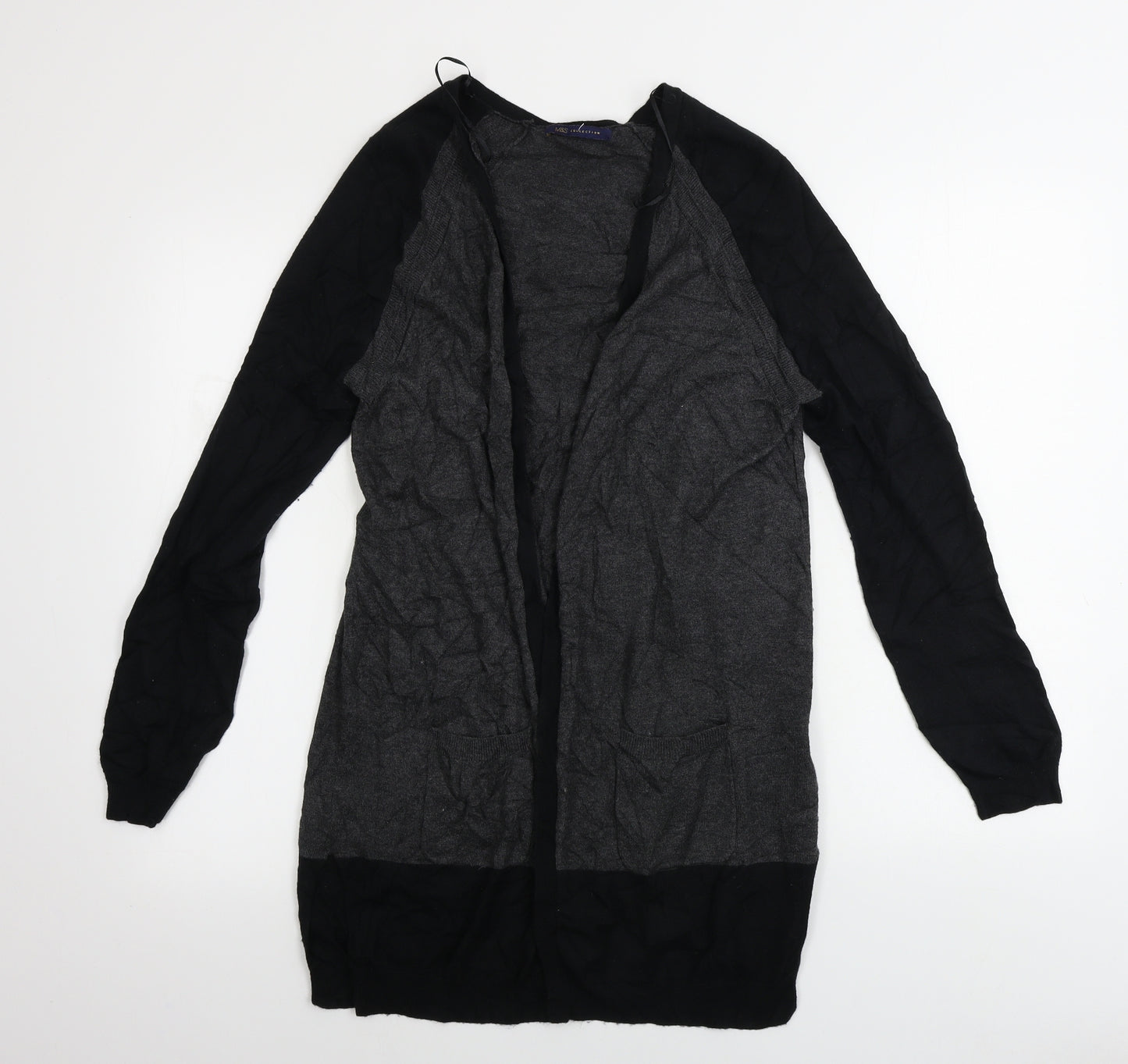 Marks and Spencer Womens Grey   Cardigan Jumper Size 10