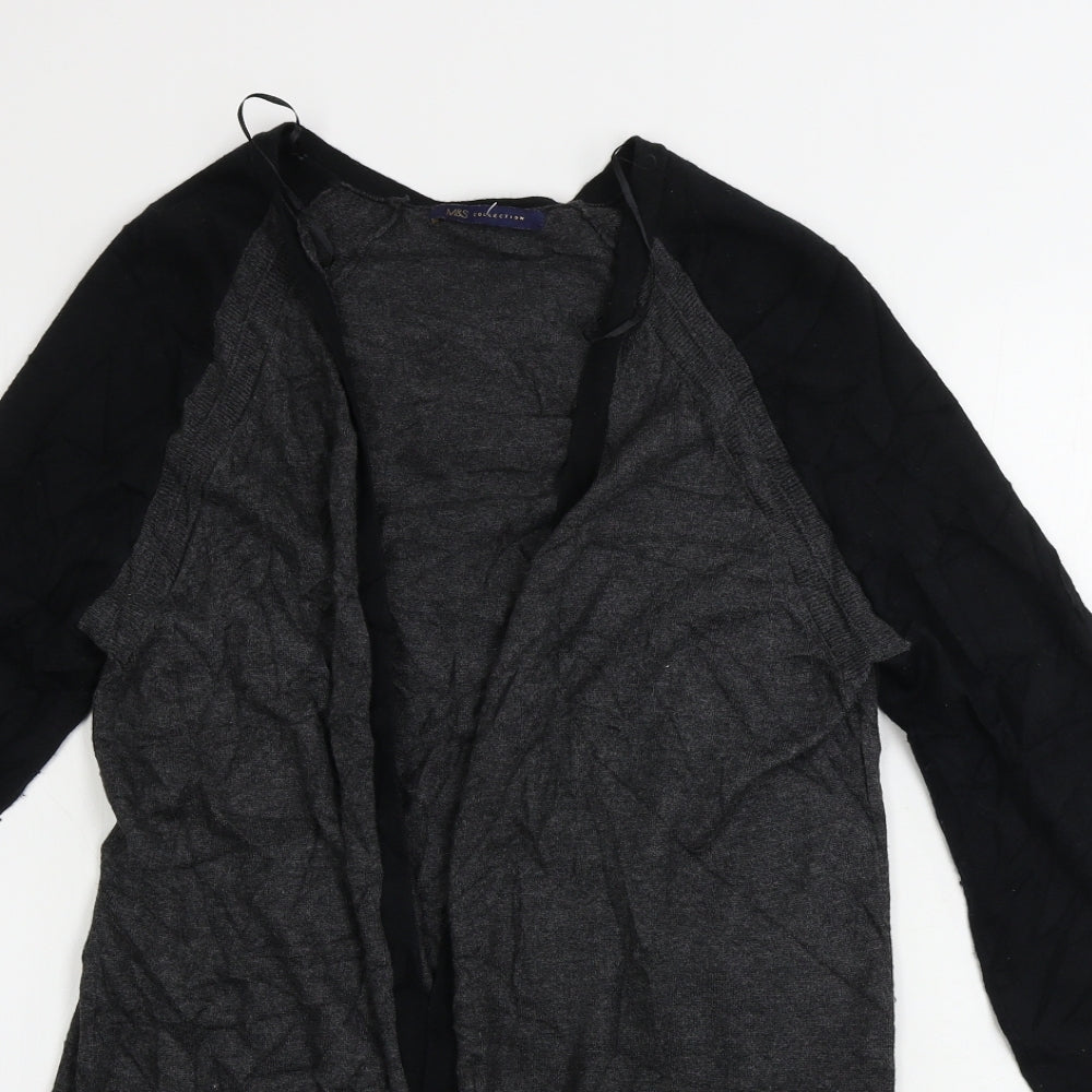 Marks and Spencer Womens Grey   Cardigan Jumper Size 10