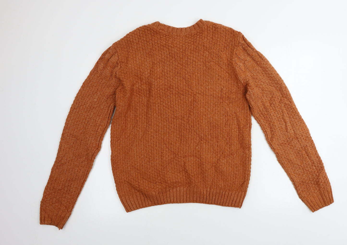 ASOS Mens Brown   Henley Jumper Size M