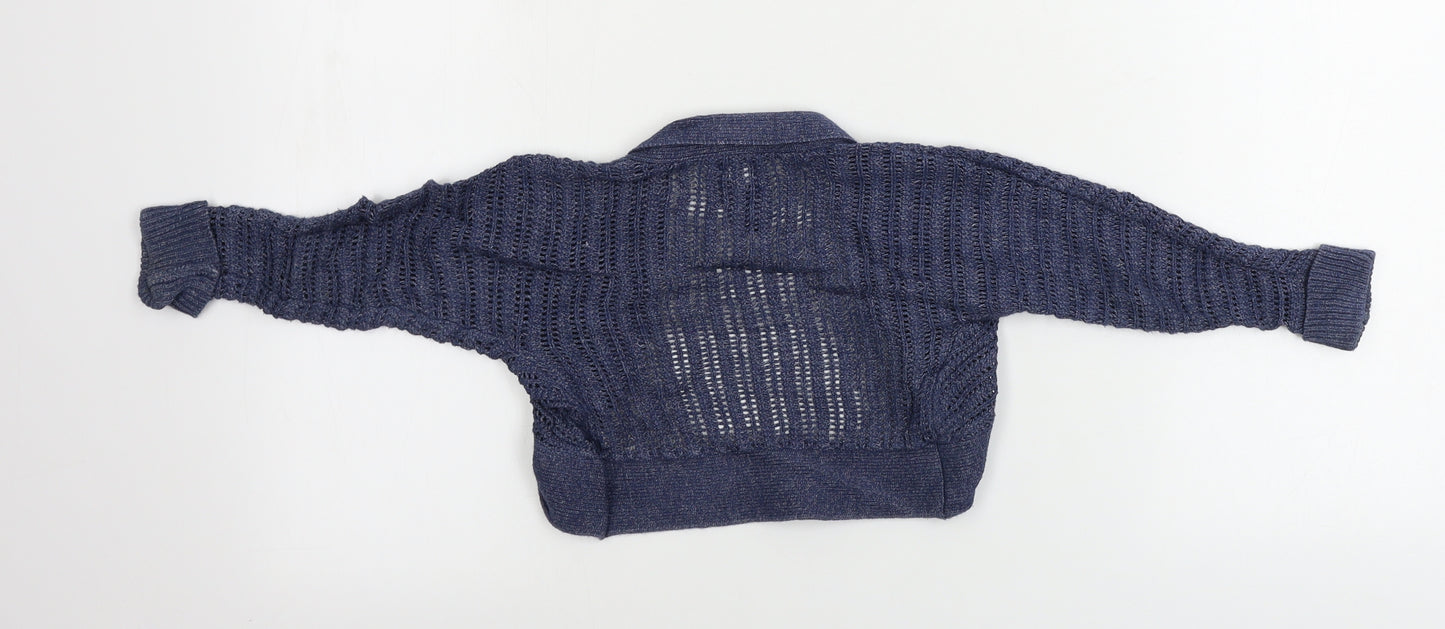 Gap  Girls Blue   Cardigan Jumper Size 18-24 Months