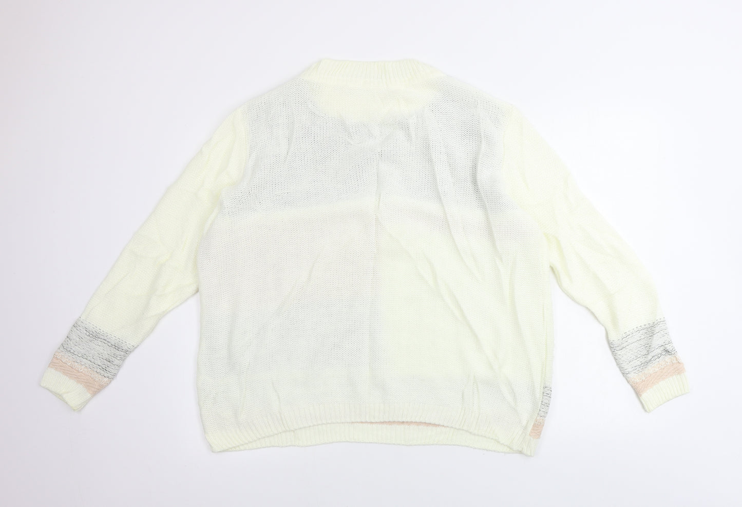 TU Womens Ivory   Pullover Jumper Size 22