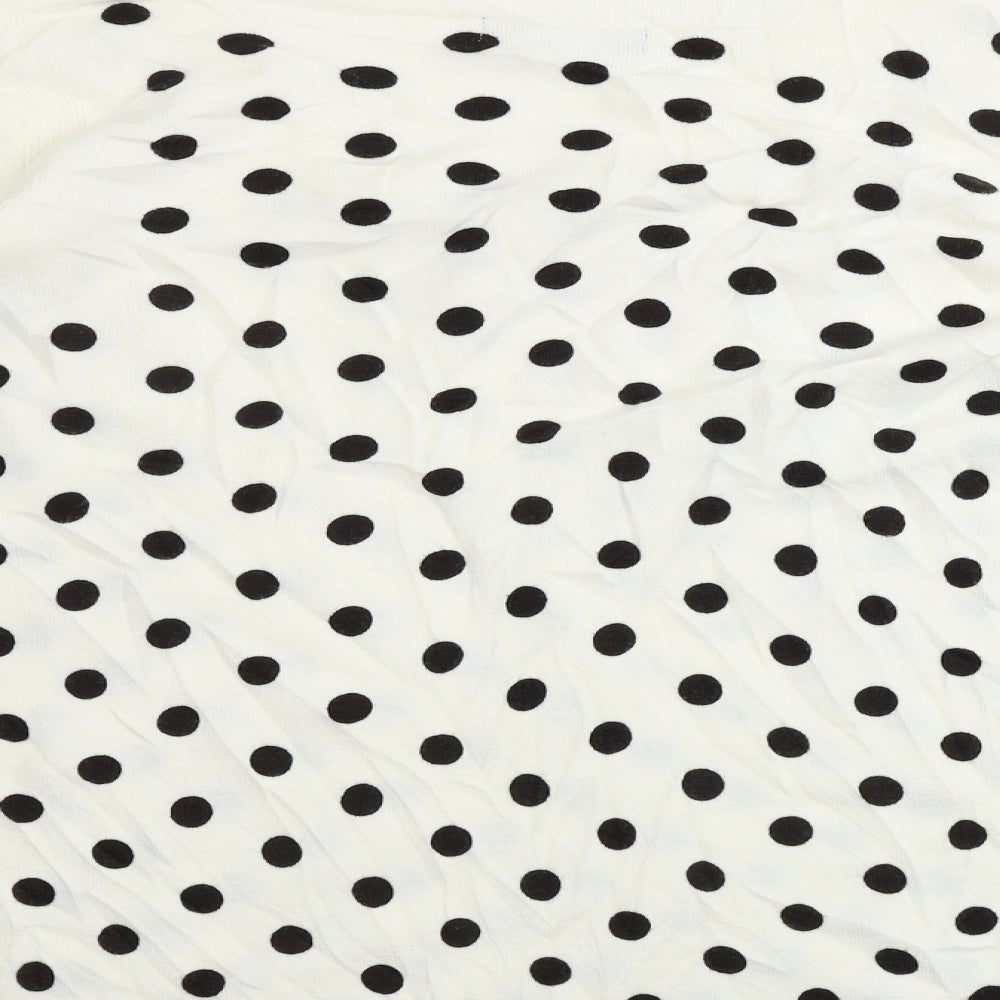 Marks and Spencer  Womens Ivory Polka Dot  Pullover Jumper Size 22