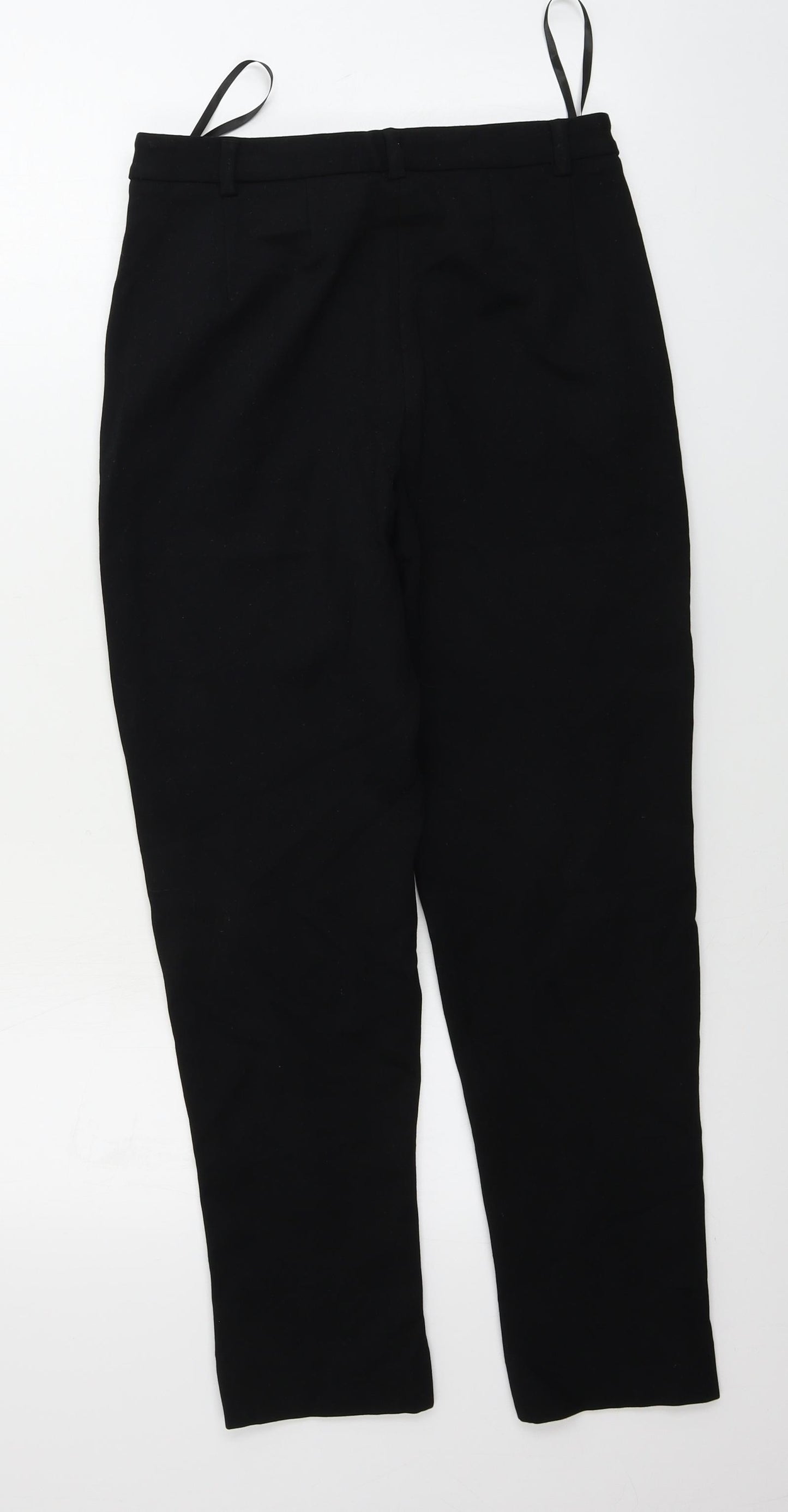 Marks and Spencer  Womens Black Houndstooth  Trousers  Size 8 L24 in