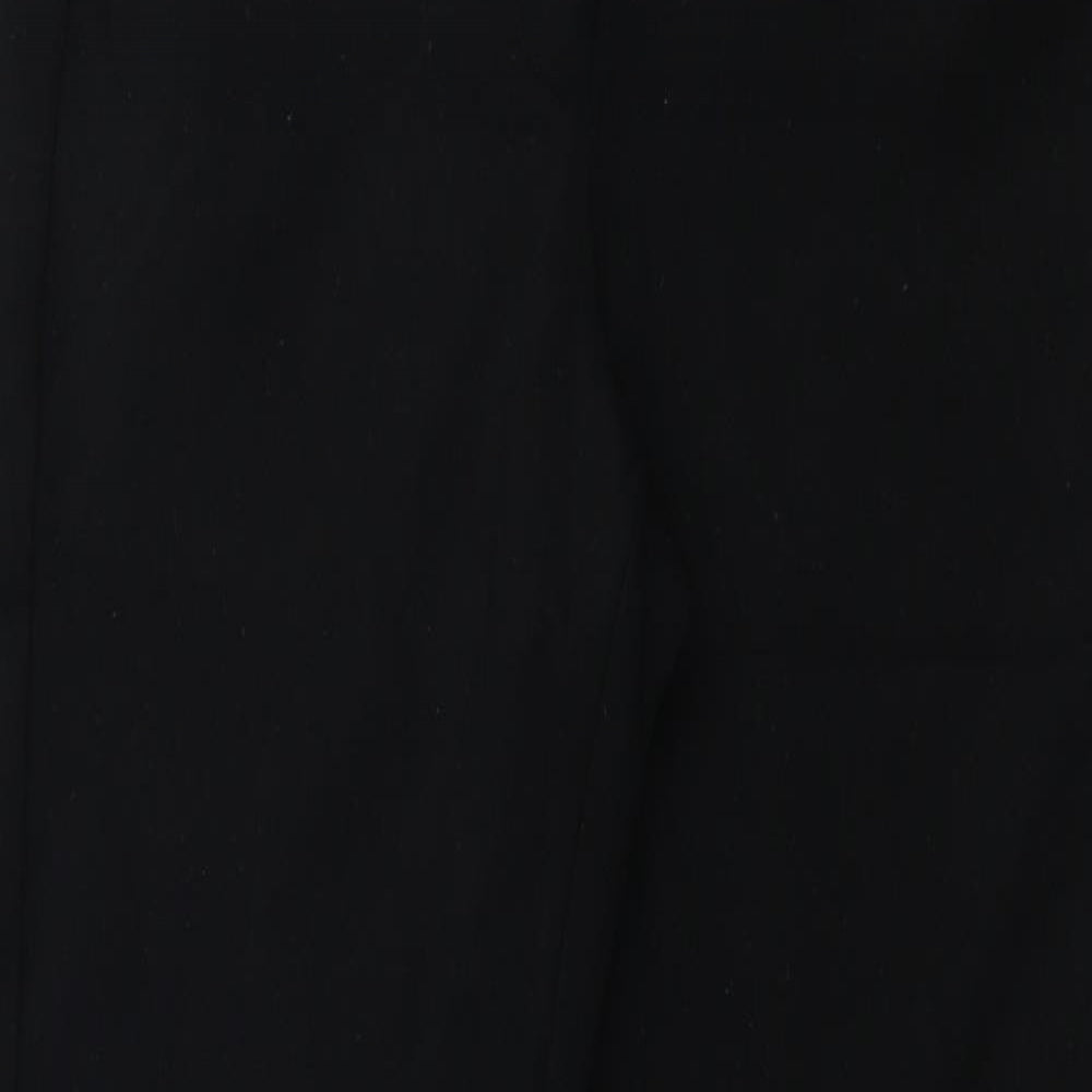 Marks and Spencer  Womens Black Houndstooth  Trousers  Size 8 L24 in