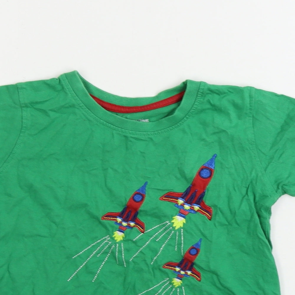 Mountain Warehouse  Boys Green   Basic T-Shirt Size 5-6 Years