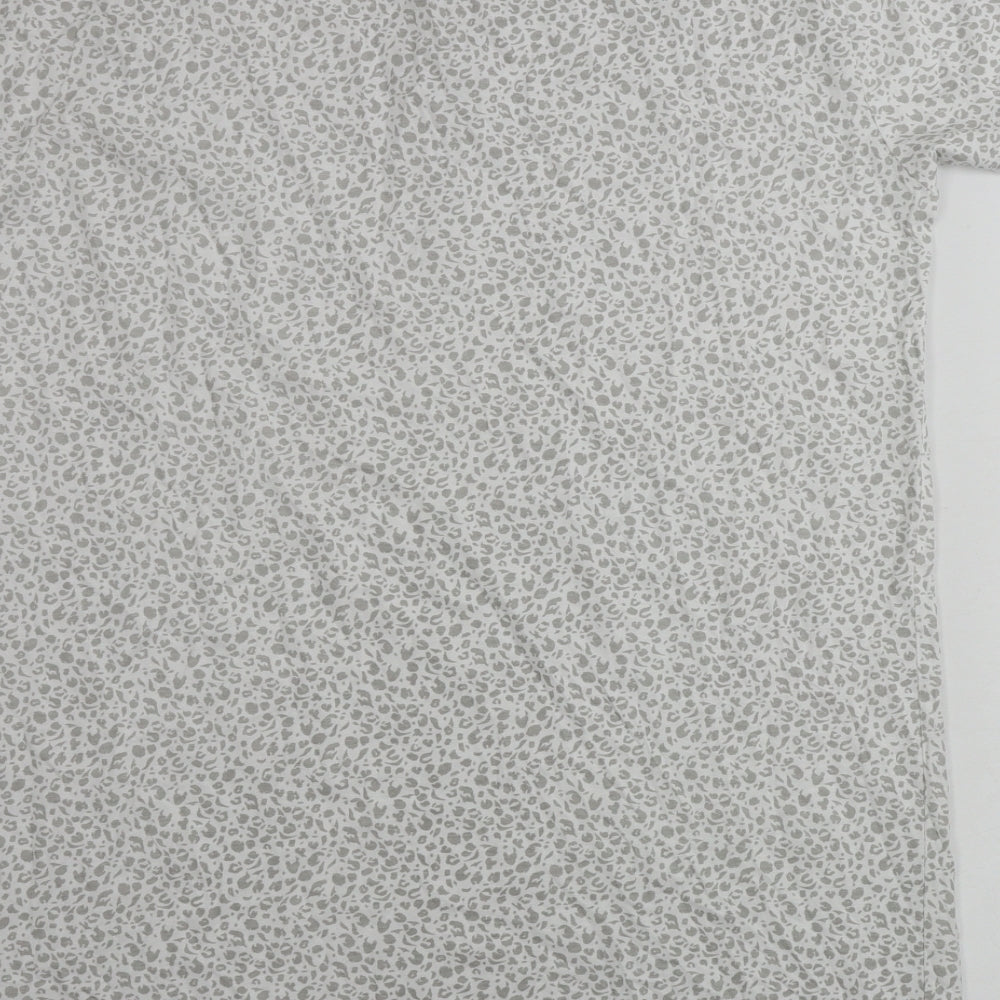 Primark  Womens White Animal Print  A-Line  Size S