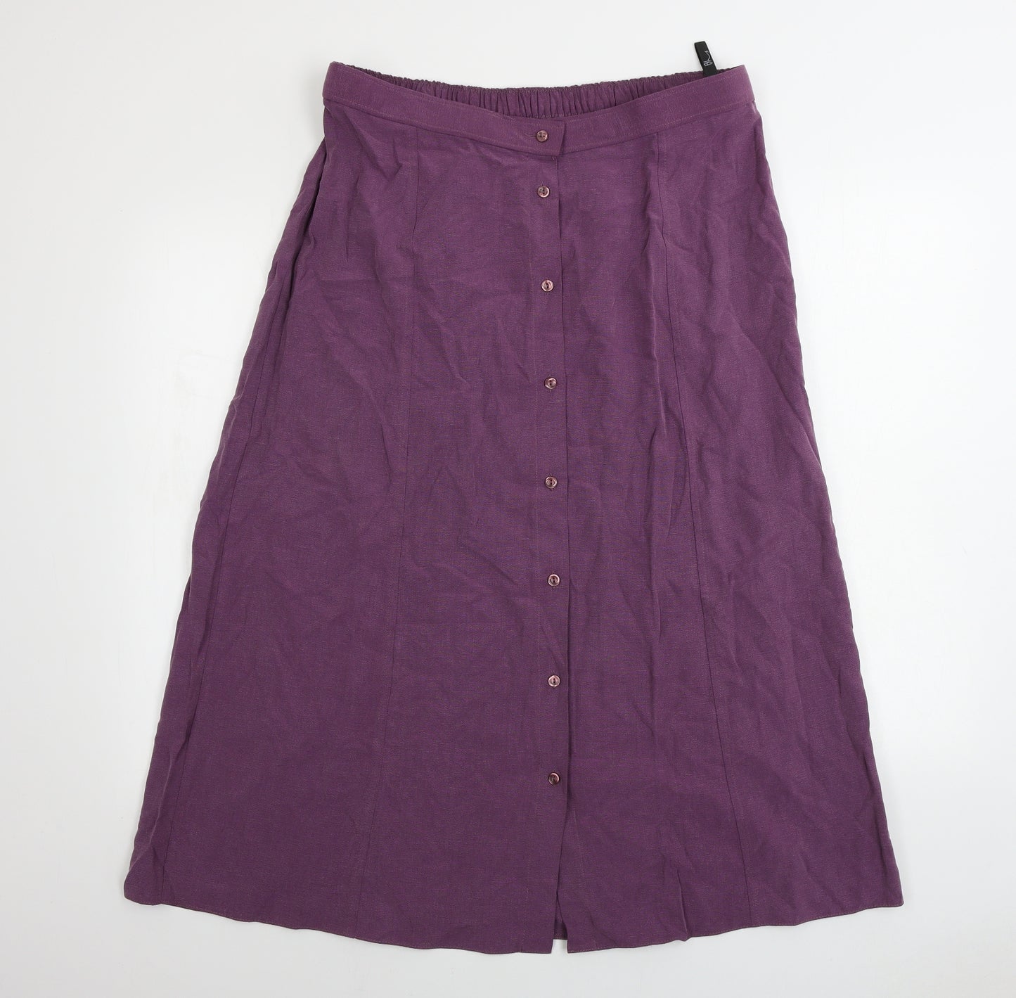 BHS  Womens Purple   A-Line Skirt Size 18
