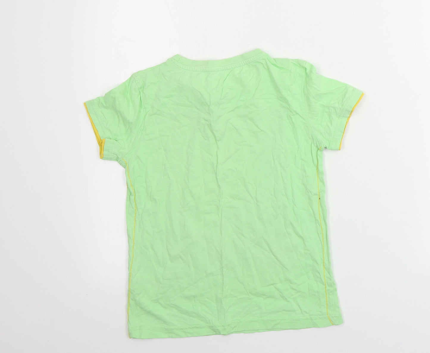 Nutmeg  Boys Green   Basic T-Shirt Size 6-7 Years