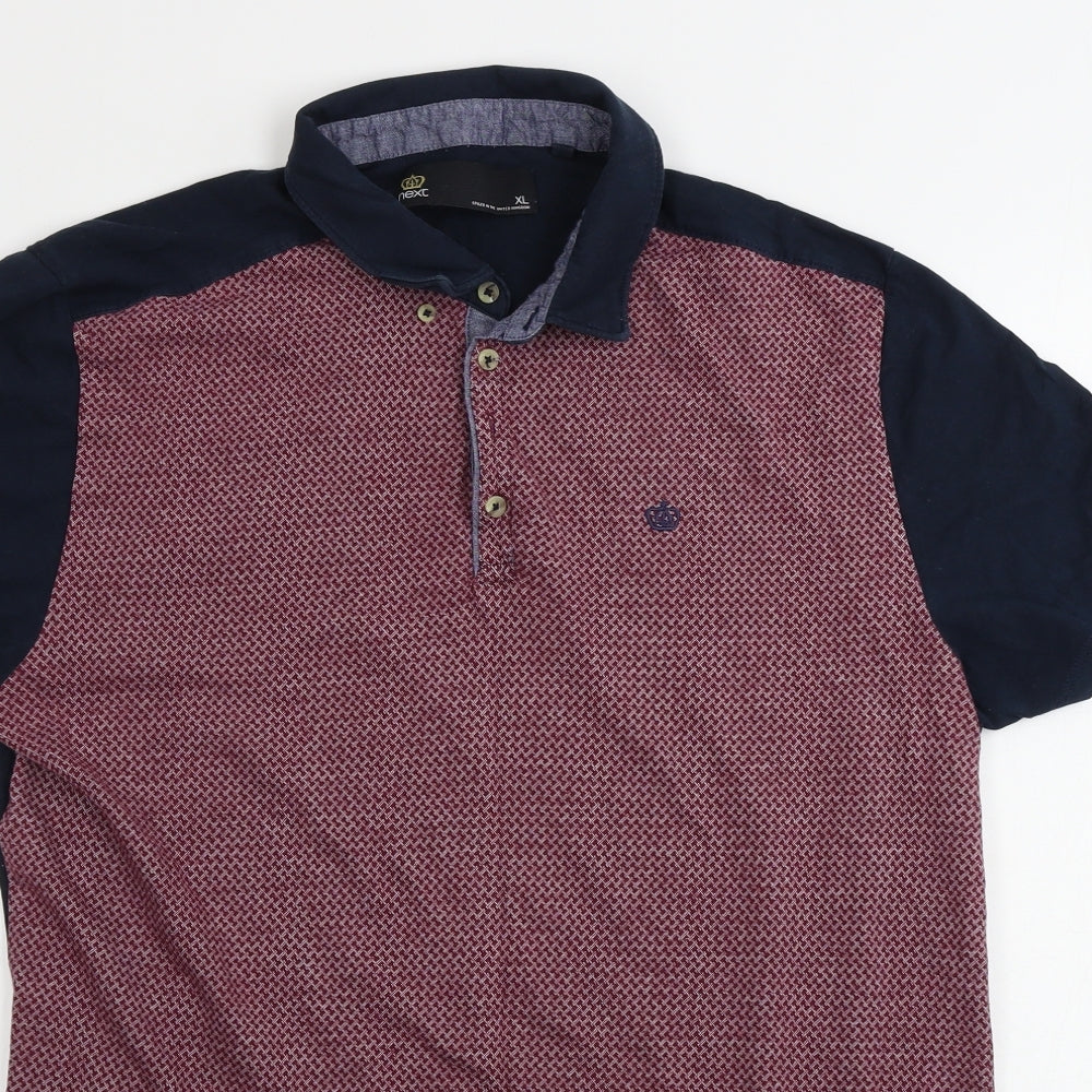 NEXT  Mens Red    Polo Size XL
