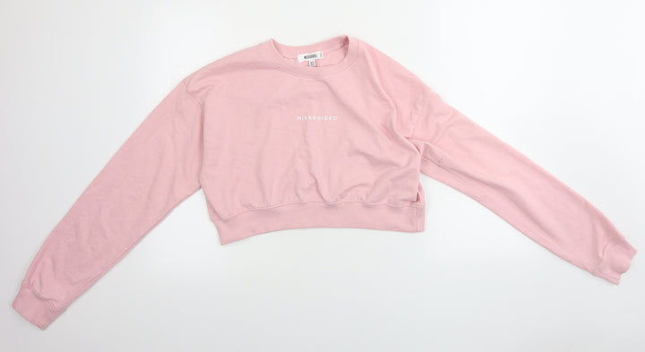 Missguided Womens Pink Pullover Jumper Size 14