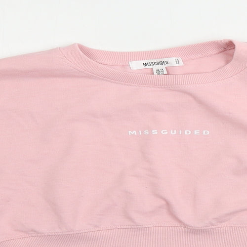 Missguided Womens Pink   Pullover Jumper Size 14