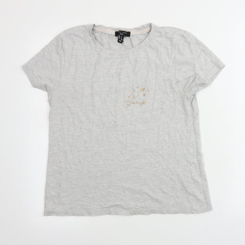 New Look  Womens Grey   Basic T-Shirt Size S