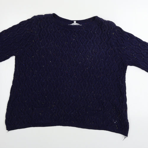 Redherring     Womens Blue   Pullover Jumper Size 16