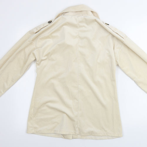 Boohoo  Womens Beige   Jacket Blazer Size 8