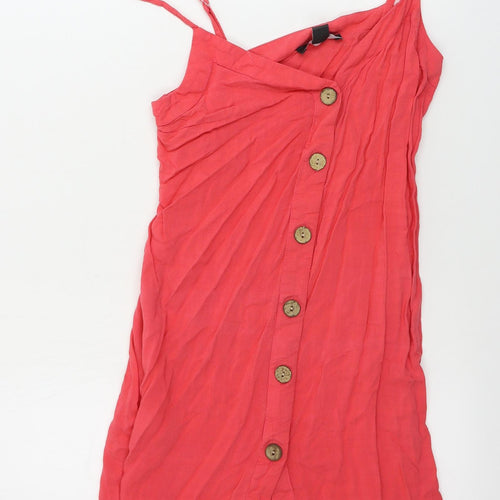Primark  Womens Pink   Basic Button-Up Size 8