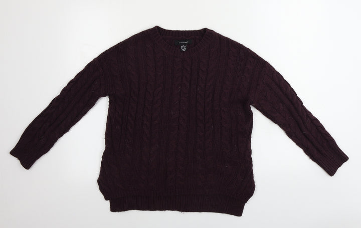 Atmosphere Womens Purple Pullover Jumper Size S