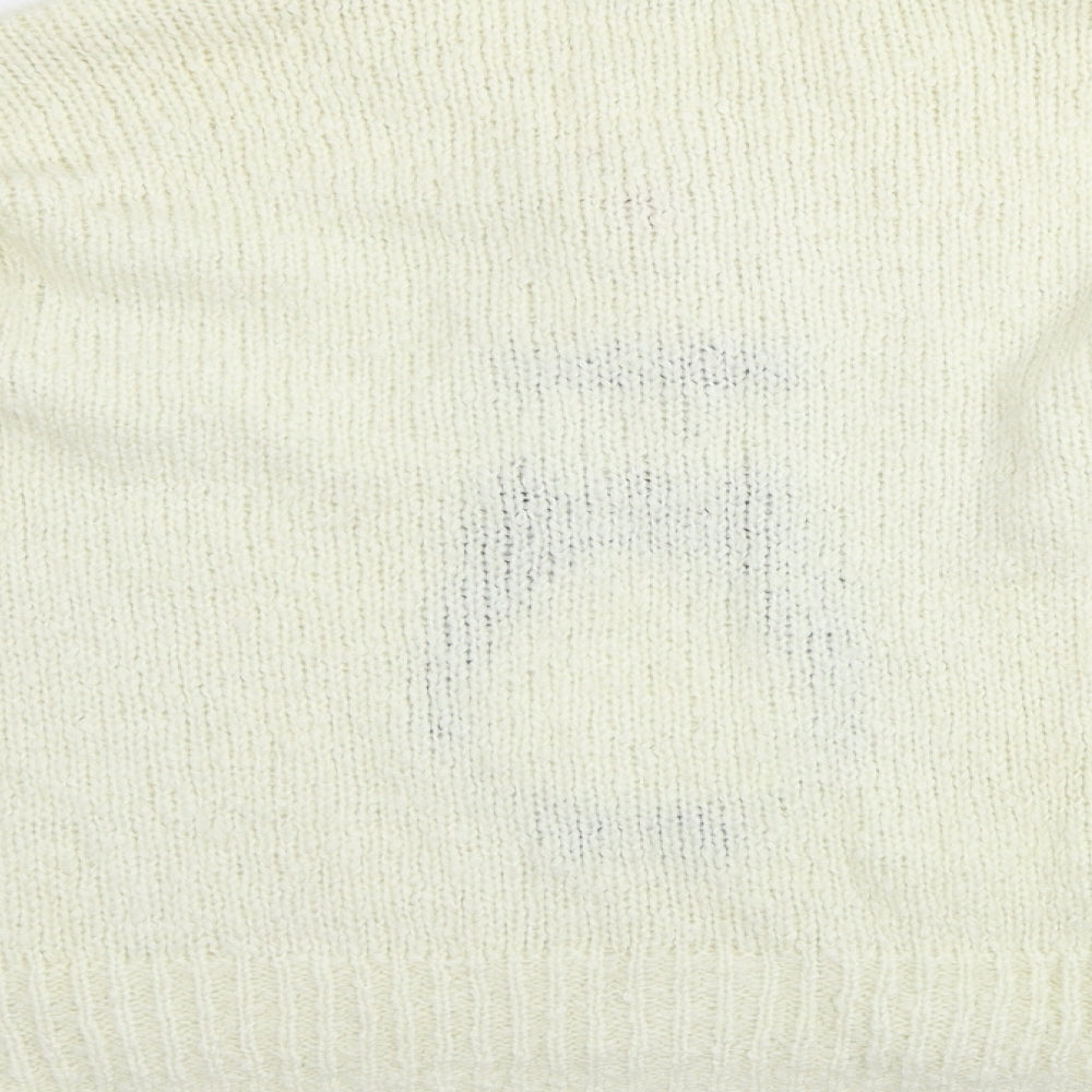 NEXT  Womens Ivory   Pullover Jumper Size 14  - Christmas Jumper