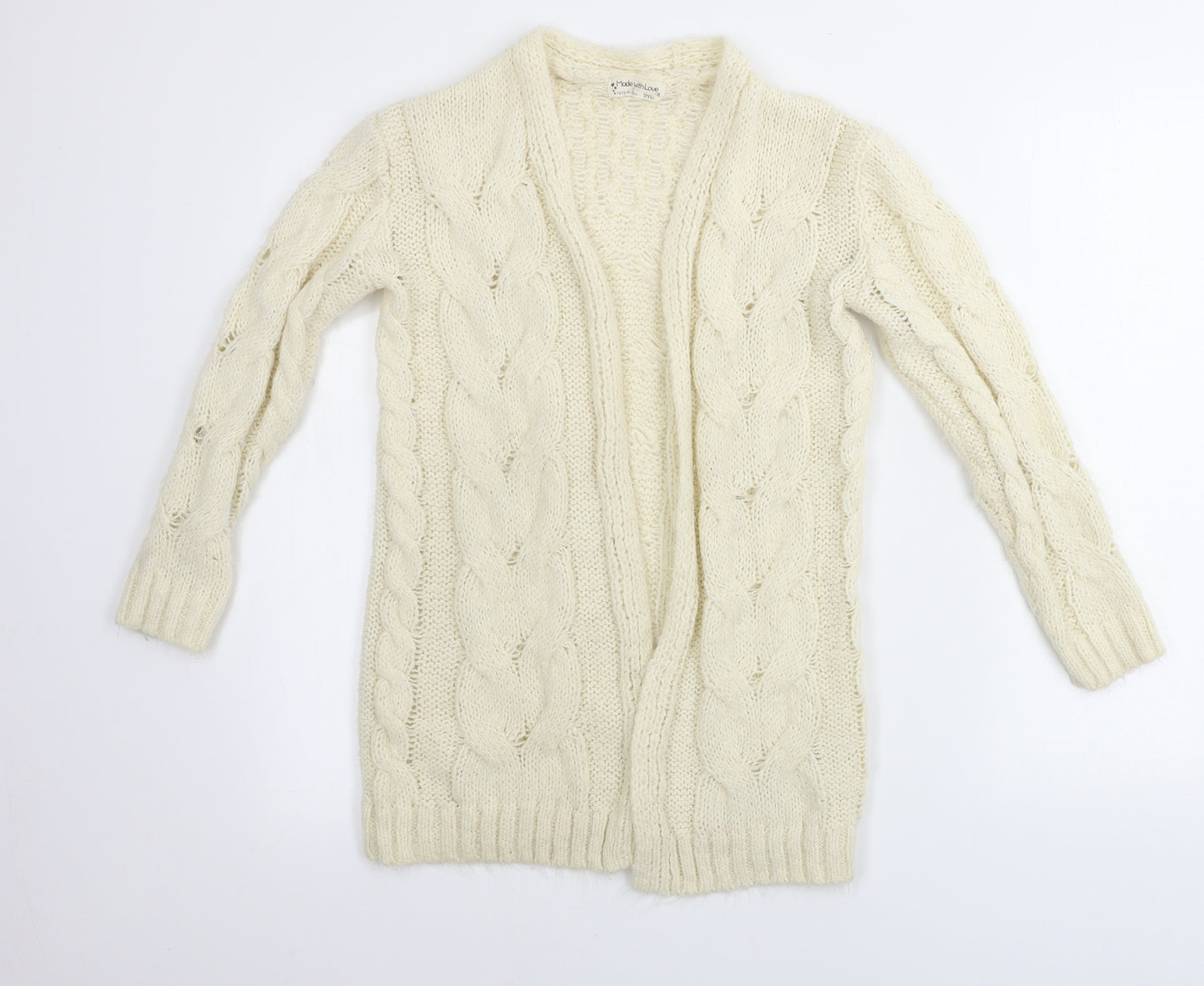 made with love  Womens Beige   Cardigan Jumper Size S