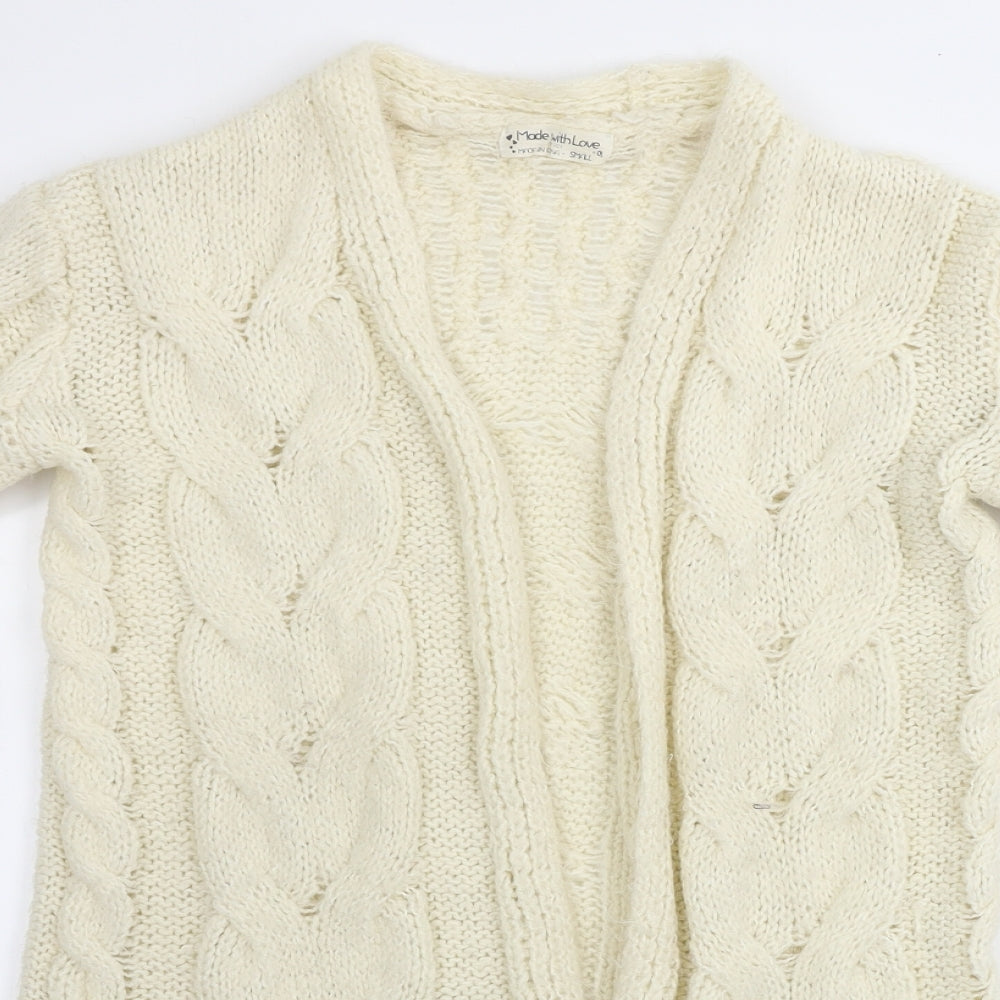 made with love  Womens Beige   Cardigan Jumper Size S