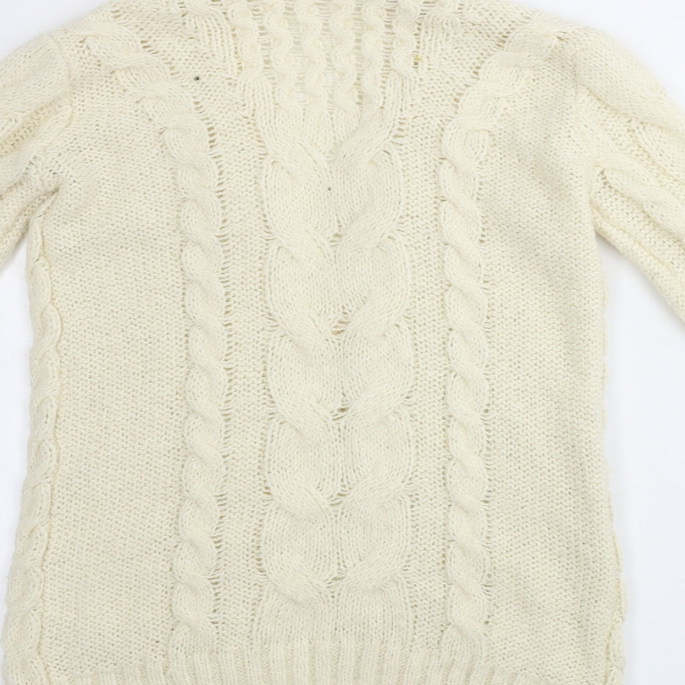 made with love  Womens Beige   Cardigan Jumper Size S