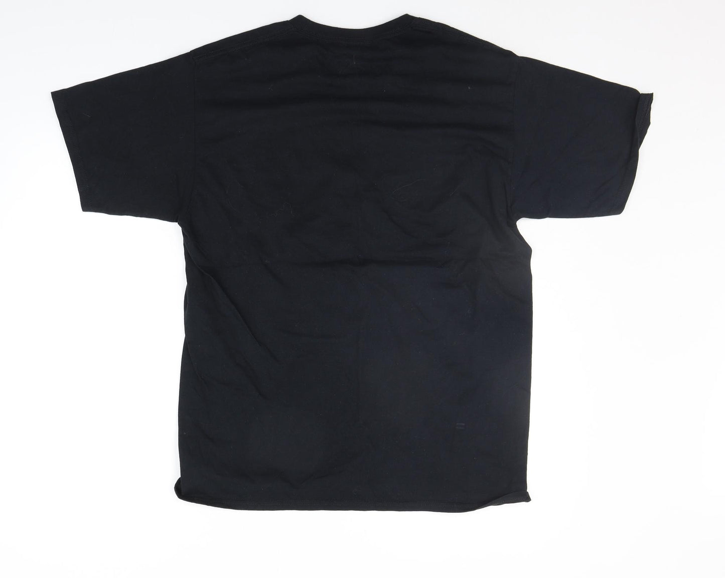 Port & Company Mens Black    T-Shirt Size L  - Bikes