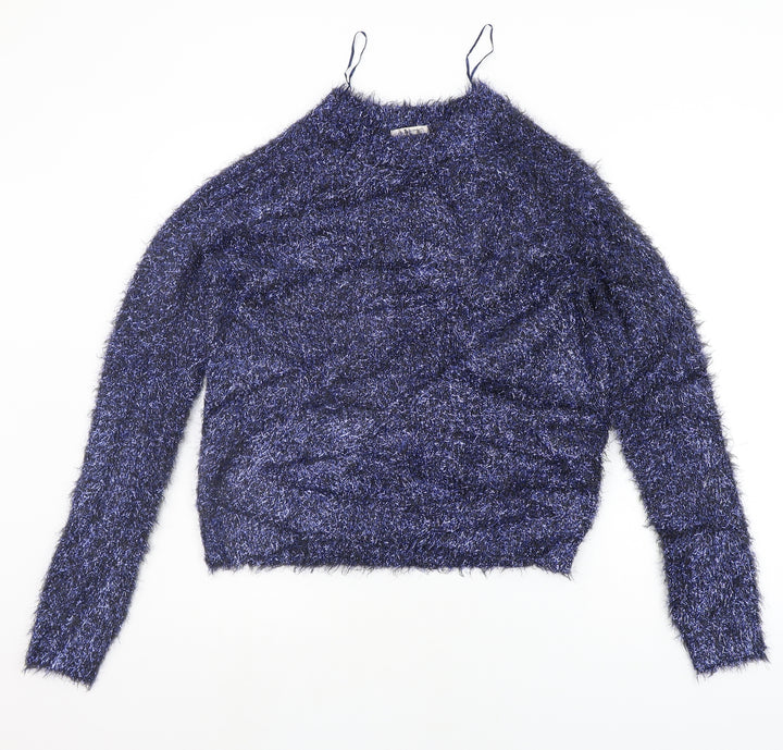 TU Womens Blue Pullover Jumper Size 8