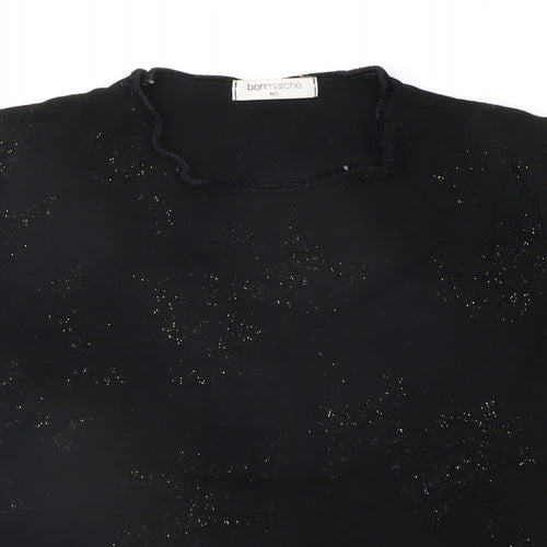 Bonmarche Womens Black   Pullover Jumper Size M