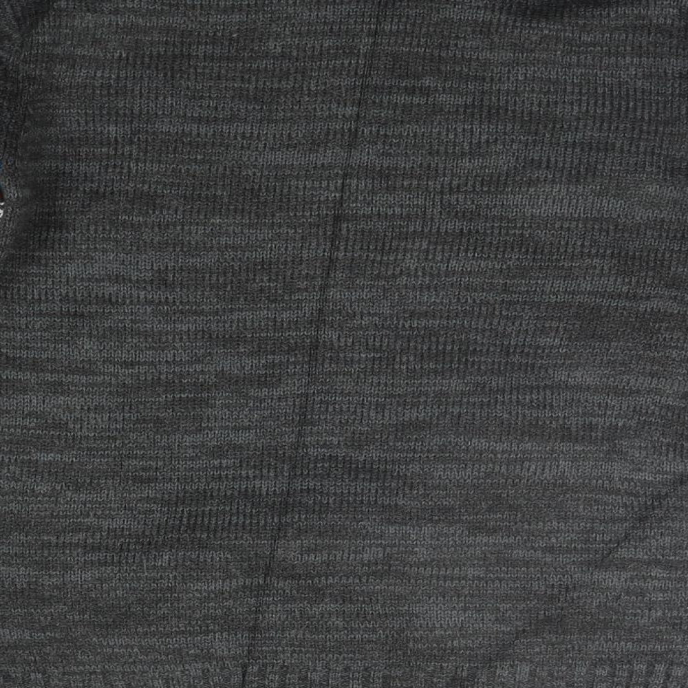 TU Girls Grey Geometric  Pullover Jumper Size 10 Years  - christams