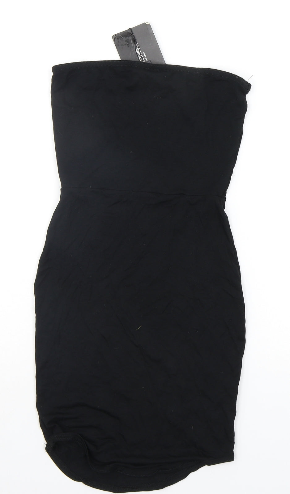 PRETTYLITTLETHING Womens Black   Basic Tank Size 8