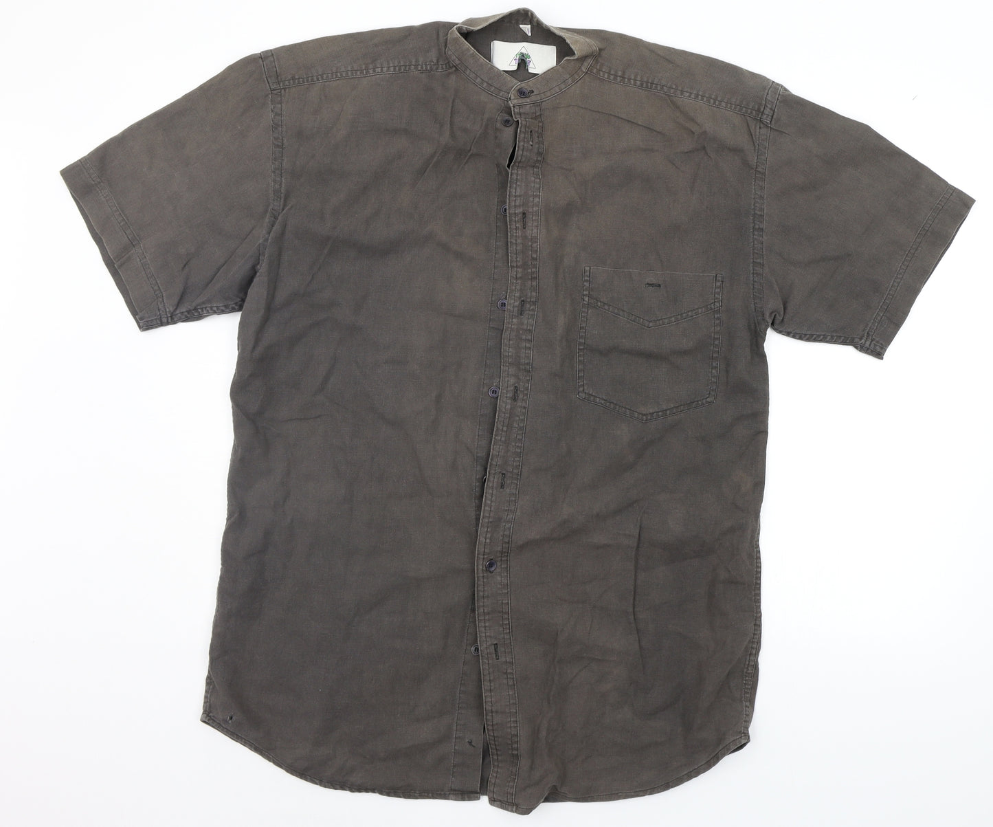 Preworn Mens Brown    Button-Up Size S