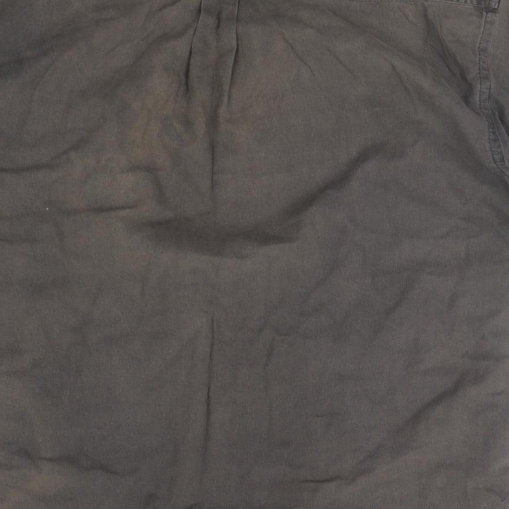 Preworn Mens Brown    Button-Up Size S