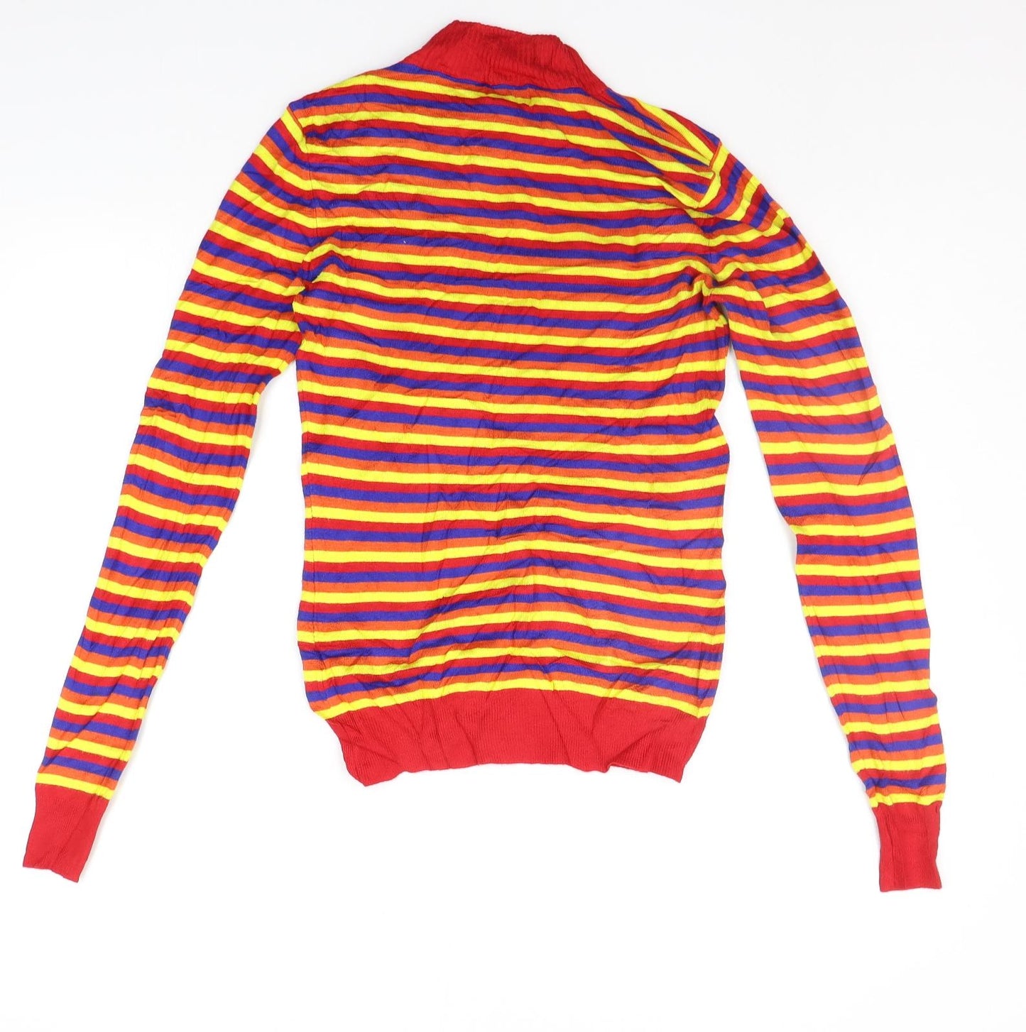 Lauren Taylor Womens Multicoloured Striped  Pullover Jumper Size S