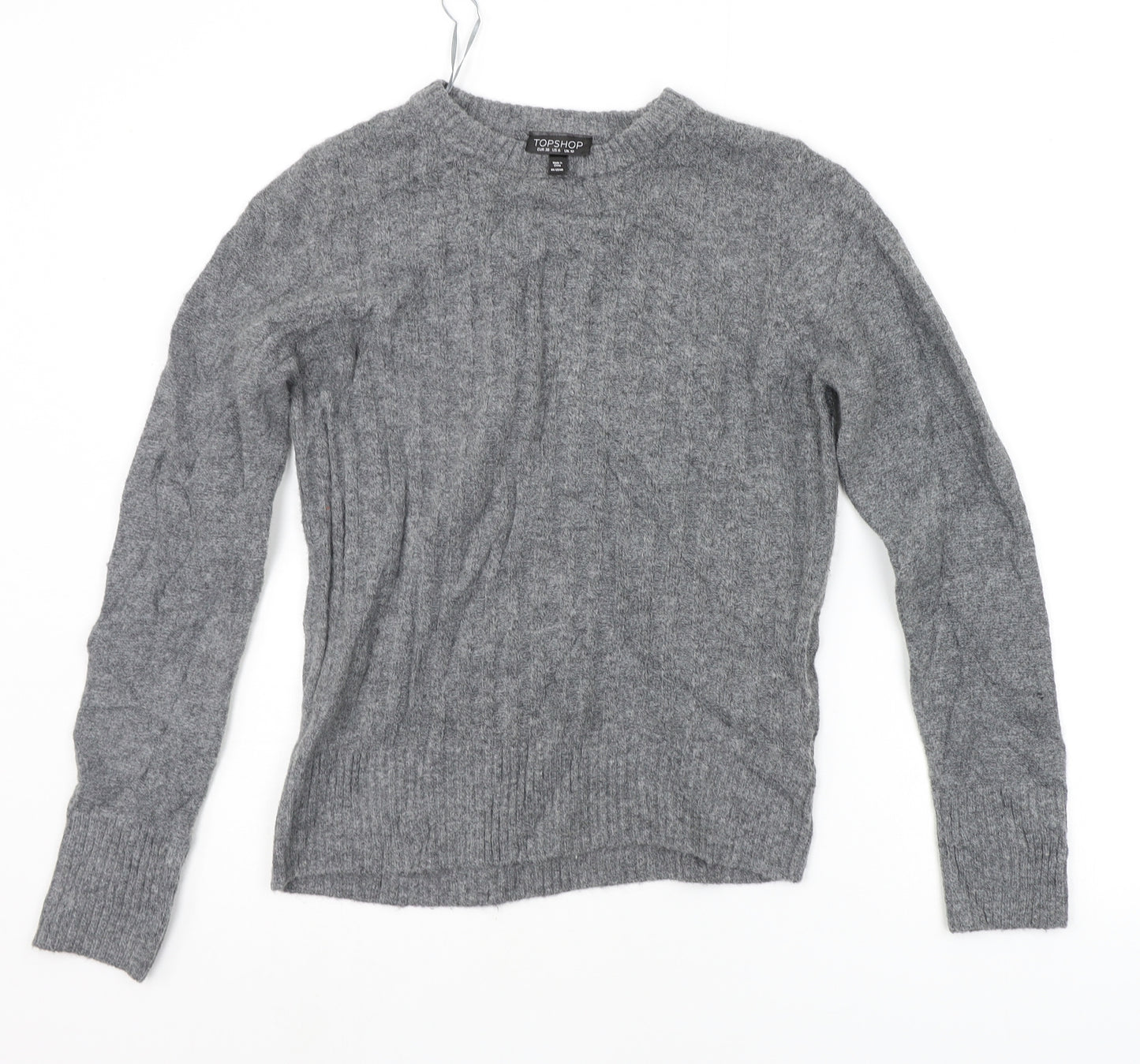 Topshop Womens Grey   Pullover Jumper Size 10