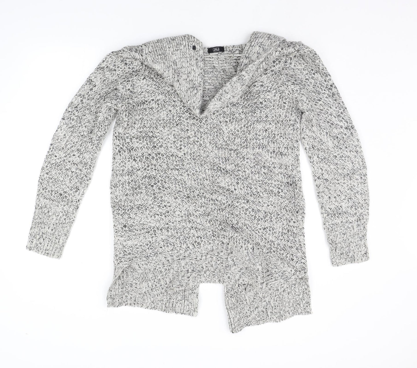 F&F Womens Grey   Cardigan Jumper Size 10