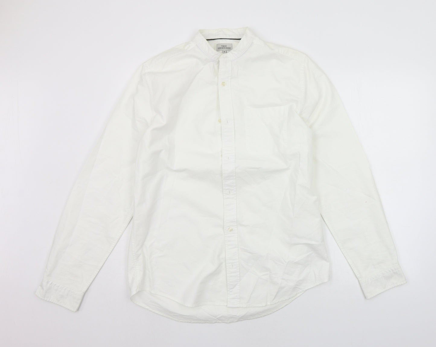NEXT Mens White    Button-Up Size M