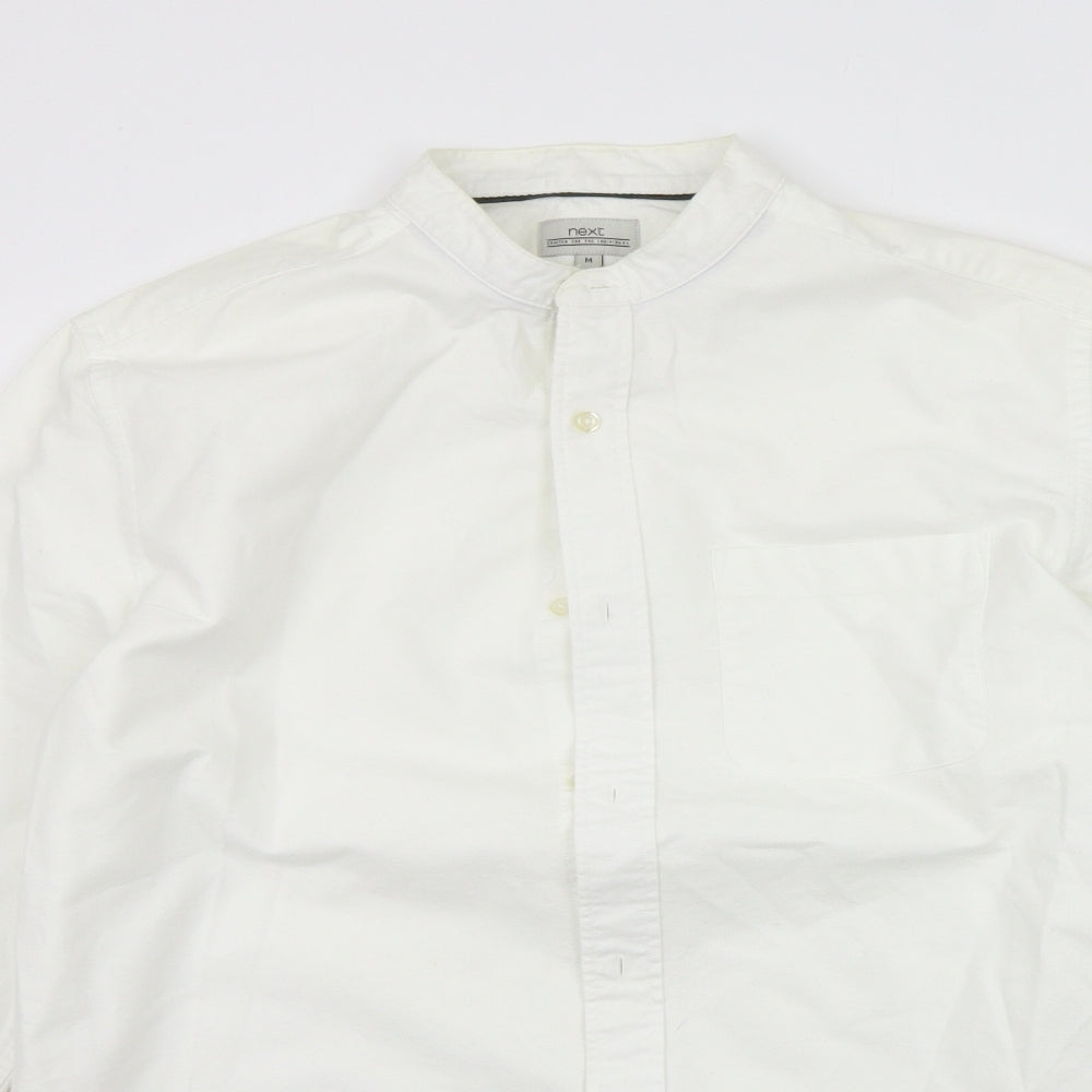 NEXT Mens White    Button-Up Size M