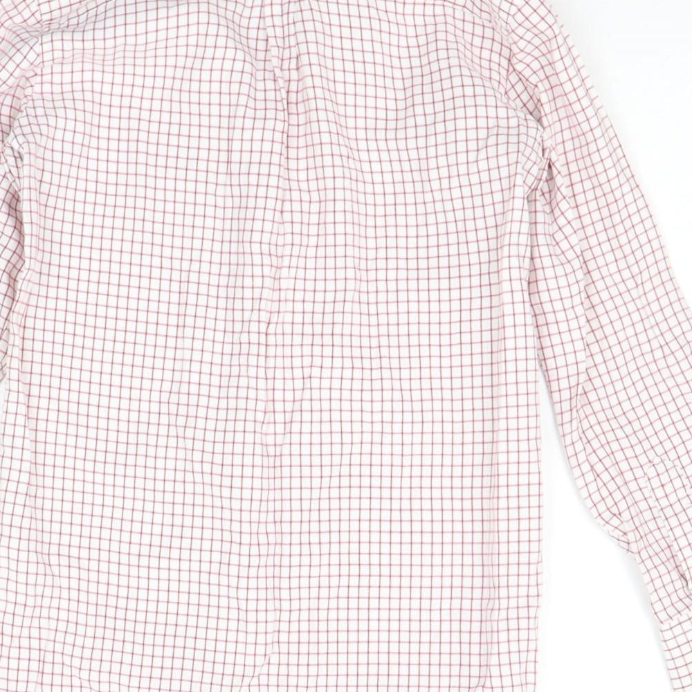 Penny Boys White Check  Basic Button-Up Size 12 Years