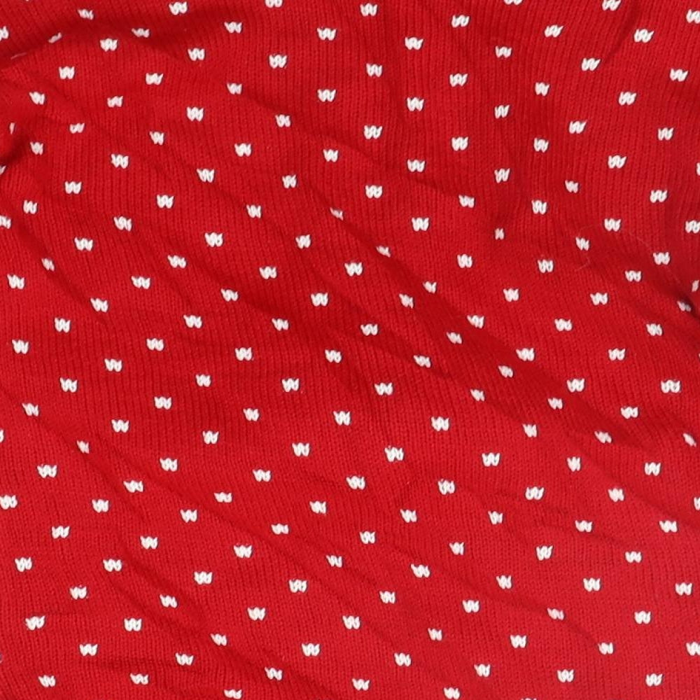 Impluse Boys Red Polka Dot  Pullover Hoodie Size 9-10 Years  - CHRISTMAS