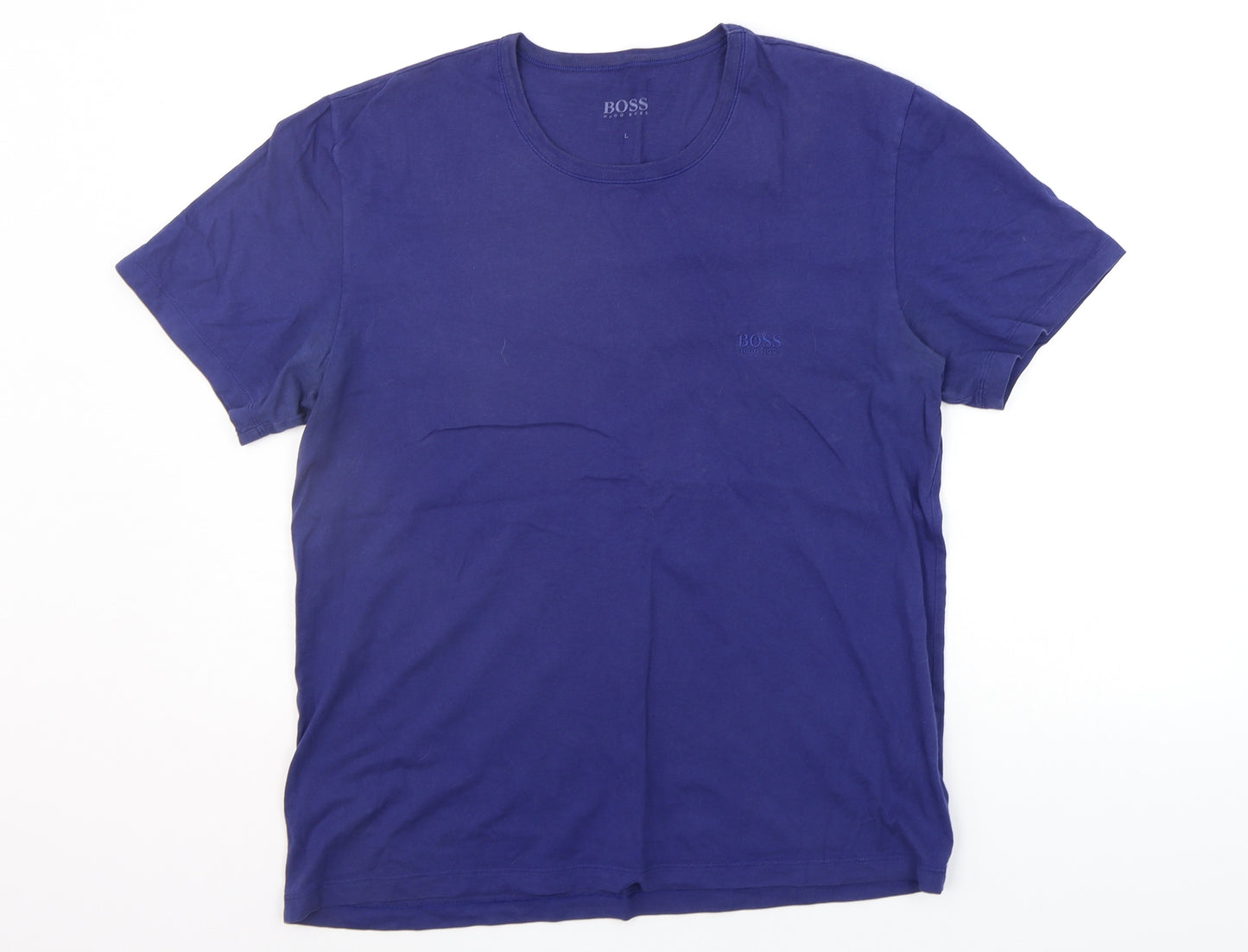 HUGO BOSS Mens Blue    T-Shirt Size L