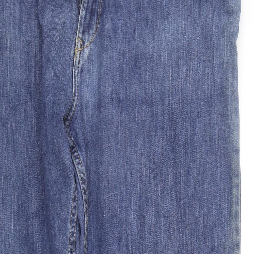 Blue Harbour Mens Blue   Straight Jeans Size 38 in L31 in
