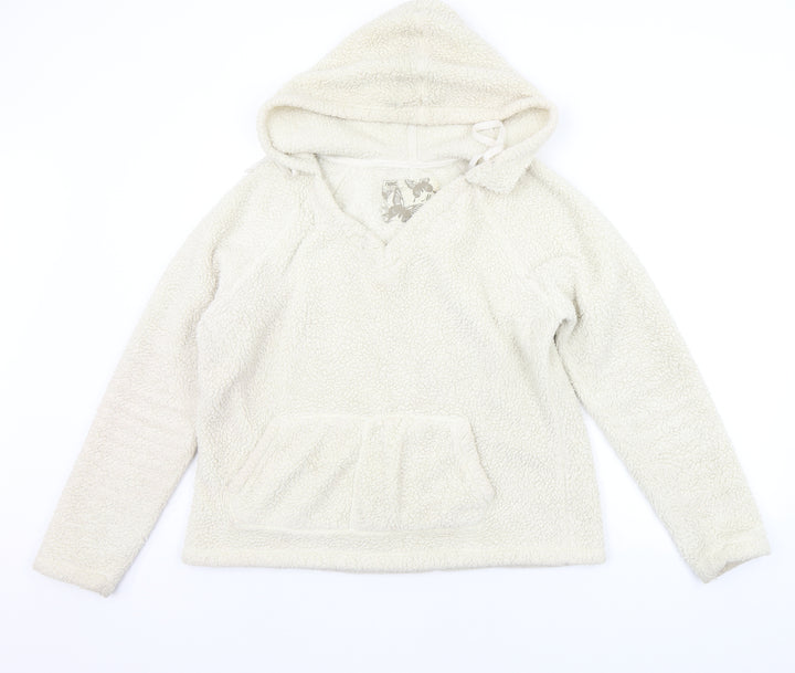 NEXT Womens Beige Pullover Hoodie Size 12