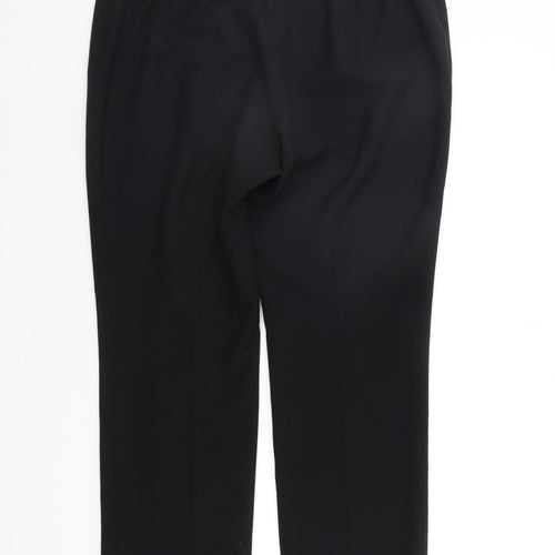 Marks and Spencer Womens Black   Trousers  Size 16 L25 in