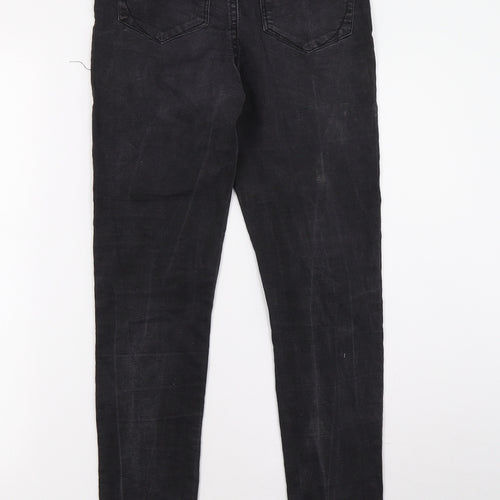Primark Womens Black  Denim Skinny Jeans Size 8 L30 in