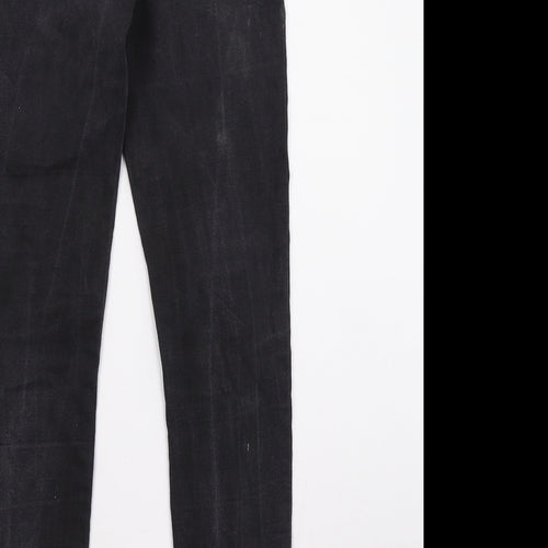 Primark Womens Black  Denim Skinny Jeans Size 8 L30 in