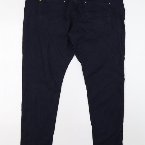 Primark Womens Blue   Jegging Trousers Size 20 L31 in