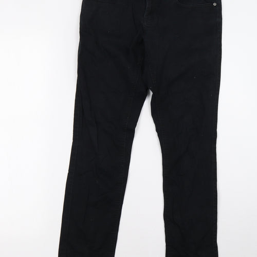 Janina Womens Black   Trousers  Size 12 L31 in