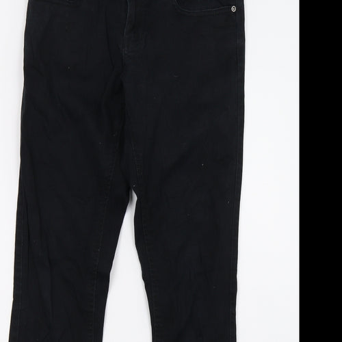 Janina Womens Black   Trousers  Size 12 L31 in