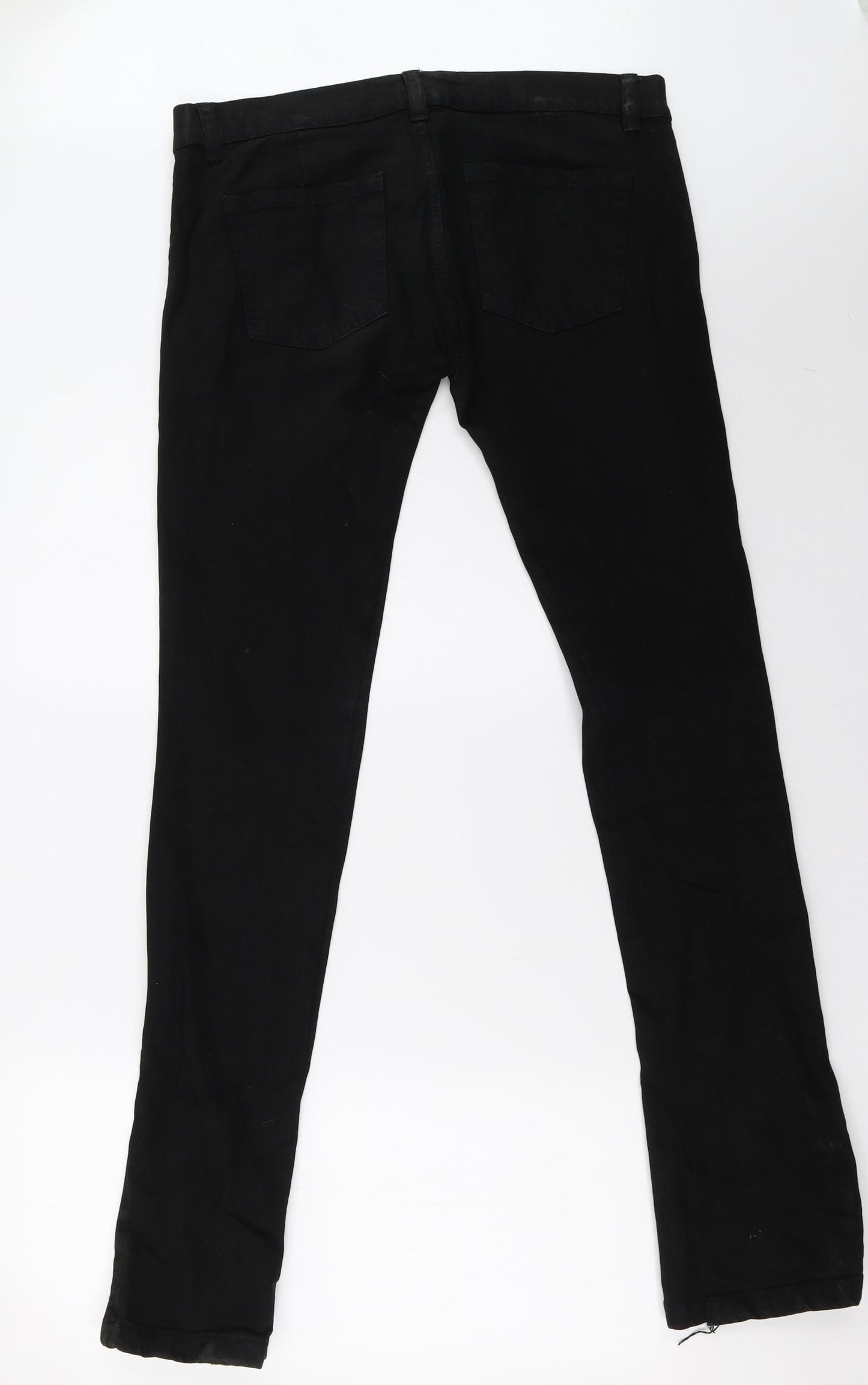 evie Womens Black   Straight Jeans Size 14 L35 in