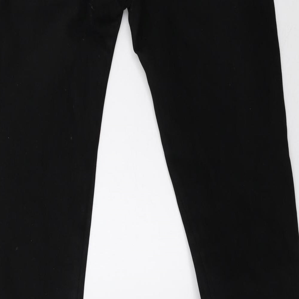 evie Womens Black   Straight Jeans Size 14 L35 in